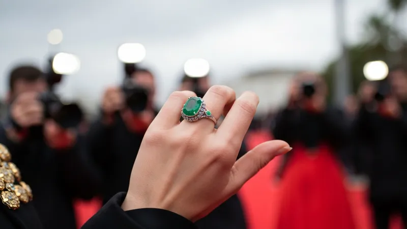 Les choix des célébrités : bagues émeraude à la mode